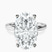 Pre-Designed Platinum Four Prong Solitaire 2mm Lab Diamond Ring