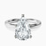 Pre-Designed 18kt White Gold Four Prong Solitaire 2mm Lab Diamond Ring