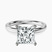 Pre-Designed Platinum Four Prong Solitaire 2mm Lab Diamond Ring