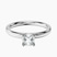 Pre-Designed Platinum Four Prong Solitaire 2mm Lab Diamond Ring