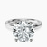 Pre-Designed 18kt White Gold Four Prong Solitaire 2mm Lab Diamond Ring