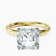 Pre-Designed 14kt Yellow Gold Four Prong Solitaire 2mm Lab Diamond Ring