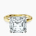 Pre-Designed 18kt Yellow Gold Four Prong Solitaire 2mm Lab Diamond Ring