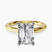 Pre-Designed 14kt Yellow Gold Four Prong Solitaire 2mm Lab Diamond Ring