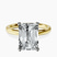 Pre-Designed 10kt Yellow Gold Four Prong Solitaire 2mm Lab Diamond Ring