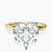 Pre-Designed 14kt Yellow Gold Four Prong Solitaire 2mm Lab Diamond Ring