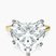 Pre-Designed 14kt Yellow Gold Four Prong Solitaire 2mm Lab Diamond Ring