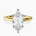 Pre-Designed 18ct Yellow Gold Four Prong Solitaire 2mm Lab Diamond Ring