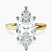 Pre-Designed 10kt Yellow Gold Four Prong Solitaire 2mm Lab Diamond Ring