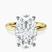 Pre-Designed 10kt Yellow Gold Four Prong Solitaire 2mm Lab Diamond Ring