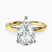 Pre-Designed 14kt Yellow Gold Four Prong Solitaire 2mm Lab Diamond Ring