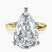 Pre-Designed 10kt Yellow Gold Four Prong Solitaire 2mm Lab Diamond Ring