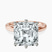 Pre-Designed 10kt Rose Gold Six Prong Solitaire 2mm Lab Diamond Ring