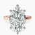 Pre-Designed 18kt Rose Gold Six Prong Solitaire 2mm Lab Diamond Ring