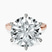 Pre-Designed 14kt Rose Gold Six Prong Solitaire 2mm Lab Diamond Ring