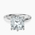 Pre-Designed Platinum Six Prong Solitaire 2mm Lab Diamond Ring