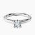Pre-Designed Platinum Six Prong Solitaire 2mm Lab Diamond Ring