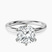 Pre-Designed Platinum Six Prong Solitaire 2mm Lab Diamond Ring
