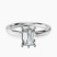 Pre-Designed 14kt White Gold Six Prong Solitaire 2mm Lab Diamond Ring