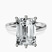 Pre-Designed 10kt White Gold Six Prong Solitaire 2mm Lab Diamond Ring