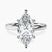 Pre-Designed Platinum Six Prong Solitaire 2mm Lab Diamond Ring