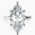 Pre-Designed Platinum Six Prong Solitaire 2mm Lab Diamond Ring