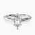 Pre-Designed Platinum Six Prong Solitaire 2mm Lab Diamond Ring