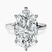 Pre-Designed Platinum Six Prong Solitaire 2mm Lab Diamond Ring
