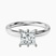 Pre-Designed Platinum Six Prong Solitaire 2mm Lab Diamond Ring