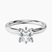 Pre-Designed Platinum Six Prong Solitaire 2mm Lab Diamond Ring