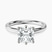 Pre-Designed 18ct White Gold Six Prong Solitaire 2mm Lab Diamond Ring