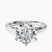 Pre-Designed Platinum Six Prong Solitaire 2mm Lab Diamond Ring