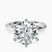 Pre-Designed Platinum Six Prong Solitaire 2mm Lab Diamond Ring