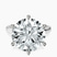 Pre-Designed 10kt White Gold Six Prong Solitaire 2mm Lab Diamond Ring