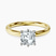 Pre-Designed 14kt Yellow Gold Six Prong Solitaire 2mm Lab Diamond Ring