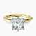 Pre-Designed 14kt Yellow Gold Six Prong Solitaire 2mm Lab Diamond Ring