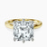 Pre-Designed 14kt Yellow Gold Six Prong Solitaire 2mm Lab Diamond Ring
