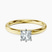 Pre-Designed 10kt Yellow Gold Six Prong Solitaire 2mm Lab Diamond Ring