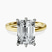 Pre-Designed 10kt Yellow Gold Six Prong Solitaire 2mm Lab Diamond Ring
