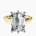 Pre-Designed 14kt Yellow Gold Six Prong Solitaire 2mm Lab Diamond Ring