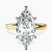 Pre-Designed 14kt Yellow Gold Six Prong Solitaire 2mm Lab Diamond Ring