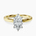 Pre-Designed 18kt Yellow Gold Six Prong Solitaire 2mm Lab Diamond Ring