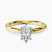 Pre-Designed 10kt Yellow Gold Six Prong Solitaire 2mm Lab Diamond Ring