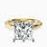 Pre-Designed 18kt Yellow Gold Six Prong Solitaire 2mm Lab Diamond Ring
