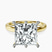 Pre-Designed 14kt Yellow Gold Six Prong Solitaire 2mm Lab Diamond Ring