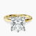 Pre-Designed 10kt Yellow Gold Six Prong Solitaire 2mm Lab Diamond Ring