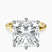 Pre-Designed 10kt Yellow Gold Six Prong Solitaire 2mm Lab Diamond Ring