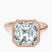 Pre-Designed 18kt Rose Gold Bezel Set Solitaire Lab Diamond Ring