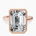 Pre-Designed 10kt Rose Gold Bezel Set Solitaire Lab Diamond Ring
