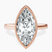 Pre-Designed 10kt Rose Gold Bezel Set Solitaire Lab Diamond Ring